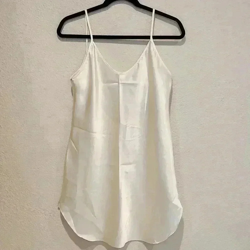 Vintage Honors Intimates Chemise Slip Dress Size M